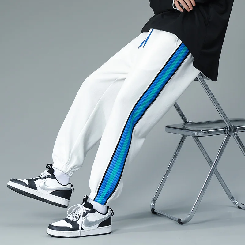 2022 Joggers Sweatpants Men Casual Pants Solid Color Gyms Fitness Workout Sportswear Trousers Gym Training Fitness Pant