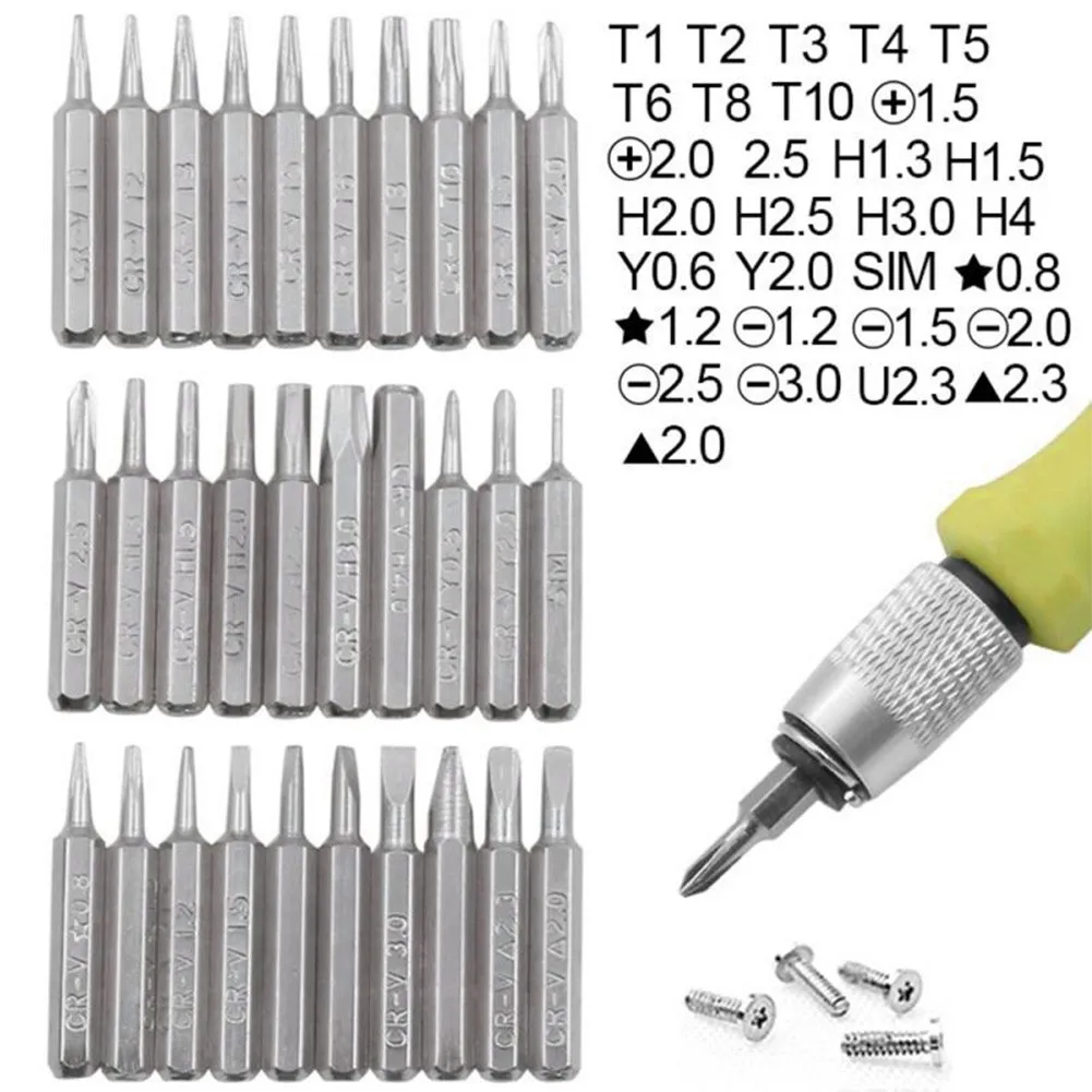 

32 In 1 Screwdriver Set Precision Mini Magnetic Screwdriver Bits Kit Phone Mobile IPad Camera Maintenance Tool Repair