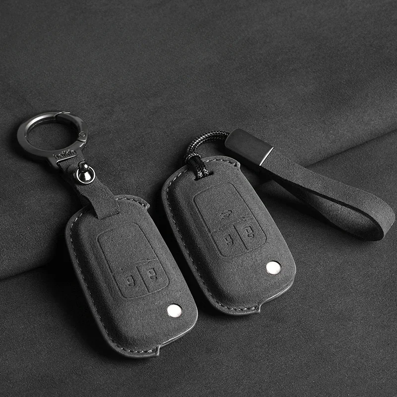 Замшевый автомобильный откидной чехол для ключей Chevrolet Cruze Aveo Trax Sail Malibu Captiva Opel