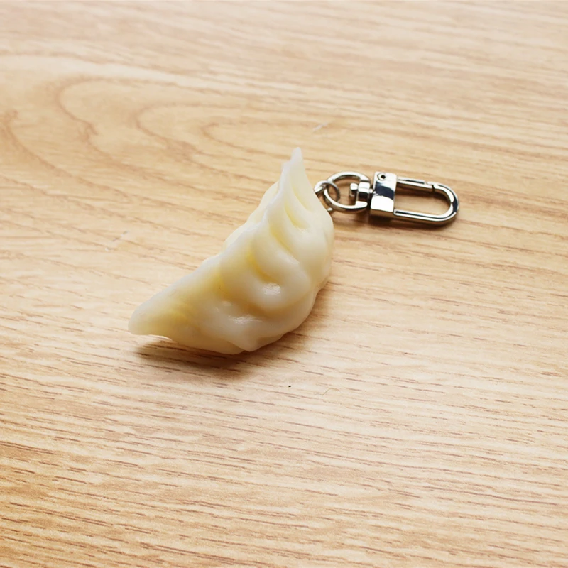 

Beadsnice Simulation Dumpling Keychain Charm Student Couple Schoolbag Creative Pendant Mother's Day Gift