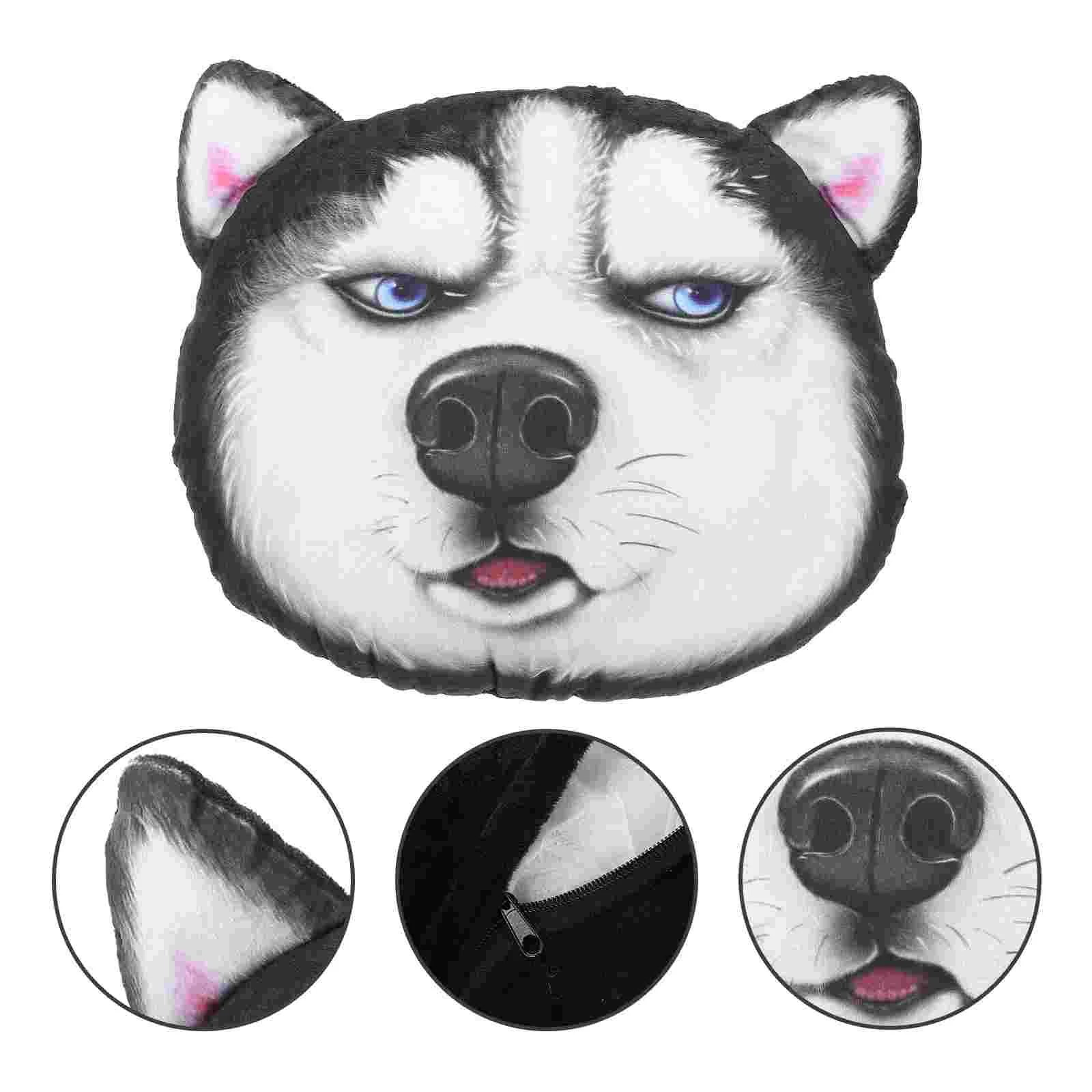 

Pillow Neck Car Head Cushion Cat Rest Animals Dog Cushions 3D Cartoon Auto Cute Support Headrest Driving Neckrest Pad Airplane
