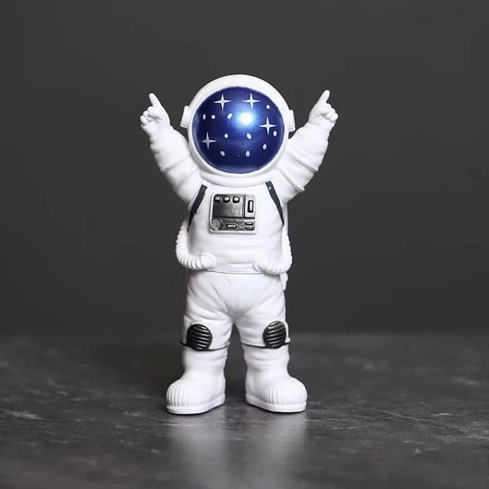 Статуэтка астронавта из смолы статуэтка космического человека скульптура