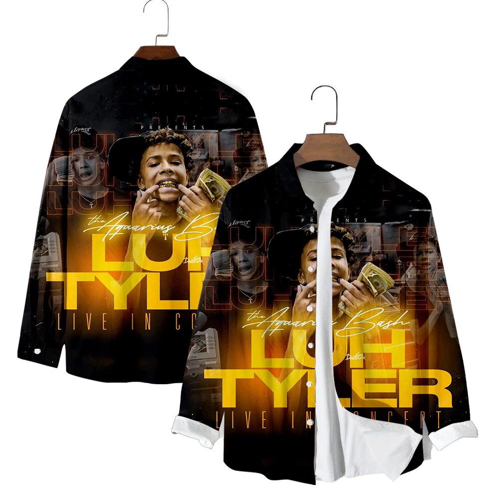 Рубашки с длинными рукавами Luh Tyler рубашка v-образным вырезом и отложным