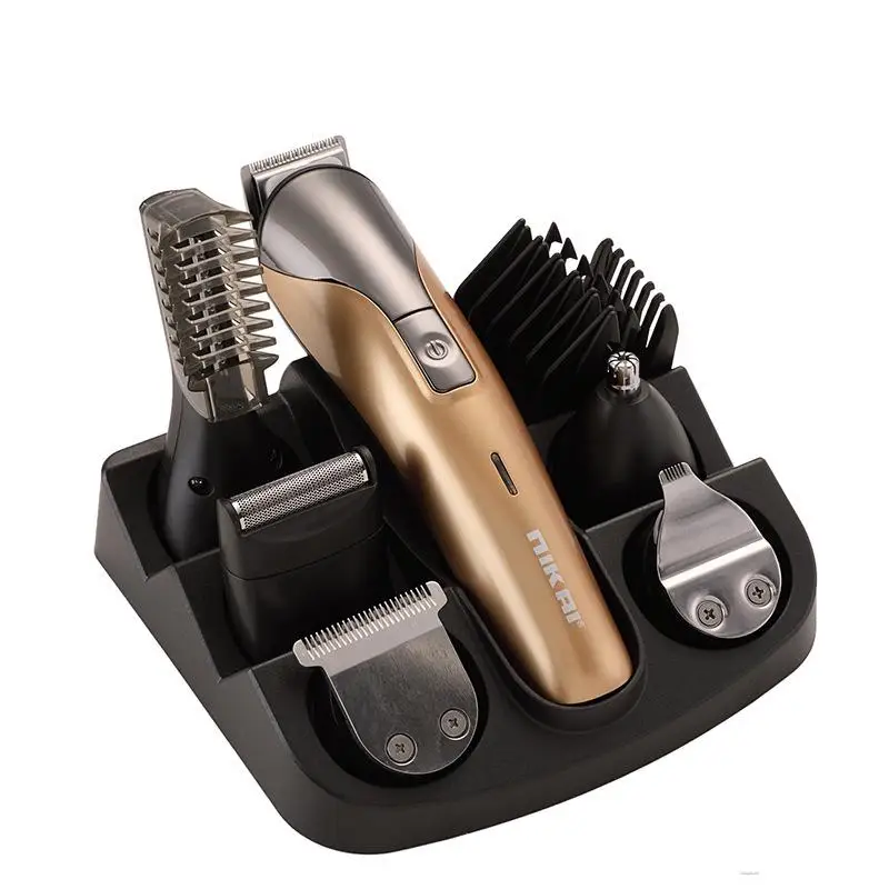 

Electric Pusher Multi-Function Hairdresser Shaver Electric Pusher Full Body Washing Waterproof 7-in-1 Nose Hair Knife Set