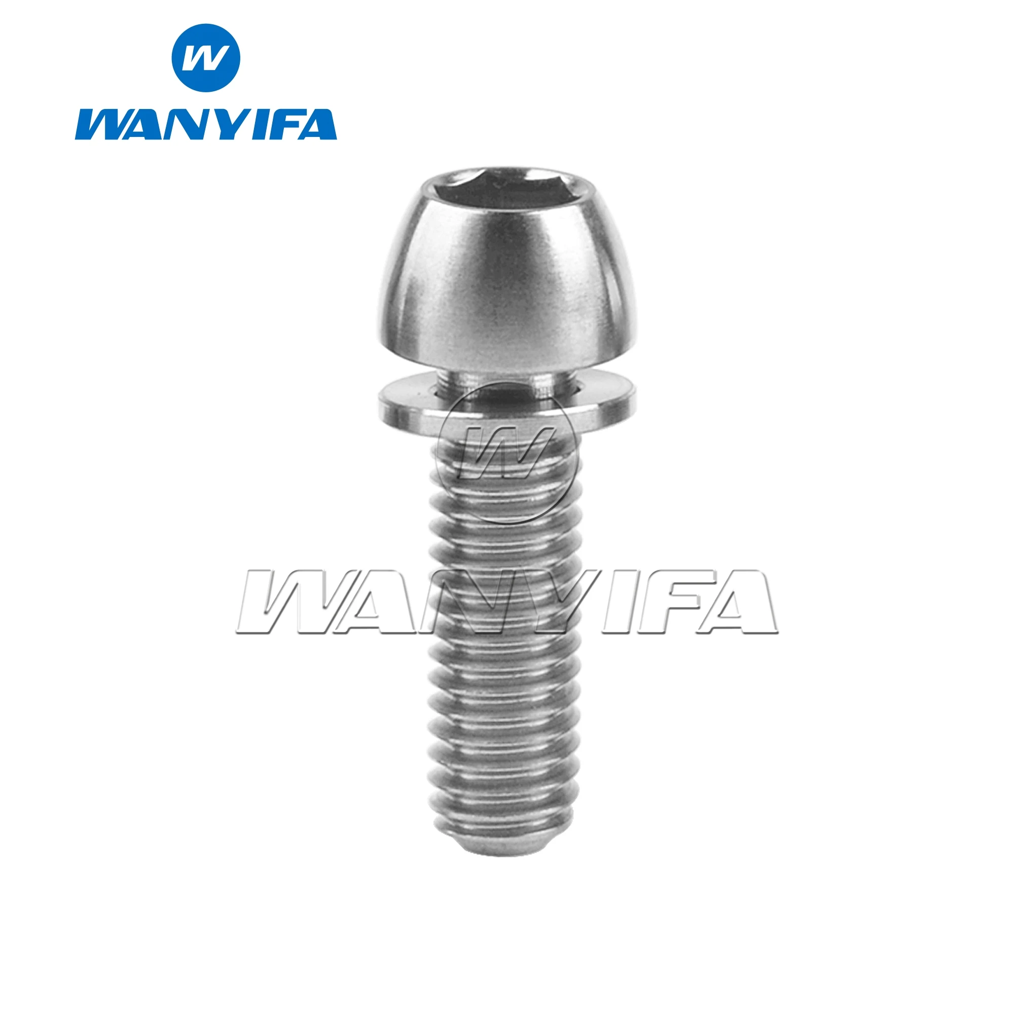 

Титановый Ти-болт Wanyifa M6x18/20 мм с шайбой, болты с шестигранной головкой для велосипедного тормоза, 4/10 шт.