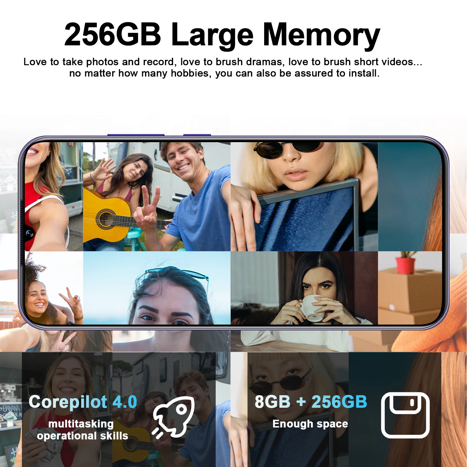 Смартфон Gobal Version 2022 Note20 256 ГБ Rom разблокировка по лицу процессор MediaTek Helio P22 сотовые