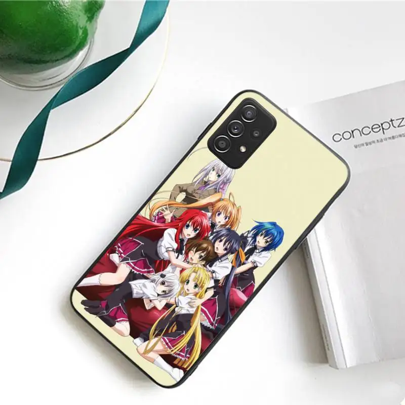 Школьный Аниме мультяшный чехол dxd для Samsung Galaxy A02 A12 A21 A22 A32 A41 A42 A51 A71 A72 |