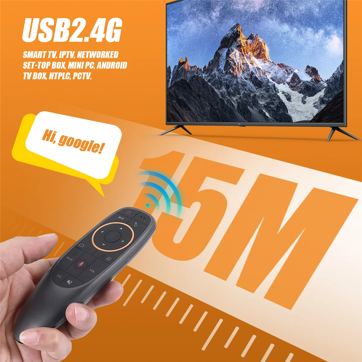 G10S Air Mouse голосовой пульт дистанционного управления 2 4G USB-приемник для Android TV BOX ПК