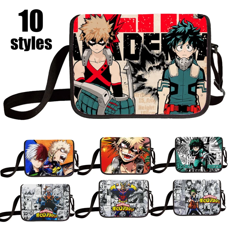 

Женская Холщовая Сумка-тоут через плечо, с мультяшным аниме