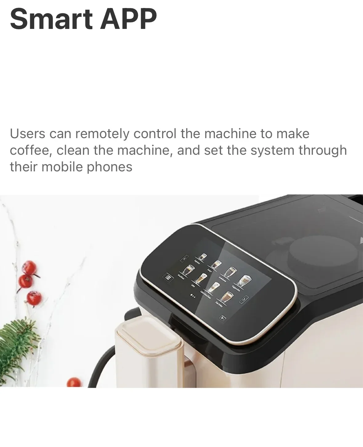 20-барная кофемашина для домашнего использования с латтером полностью