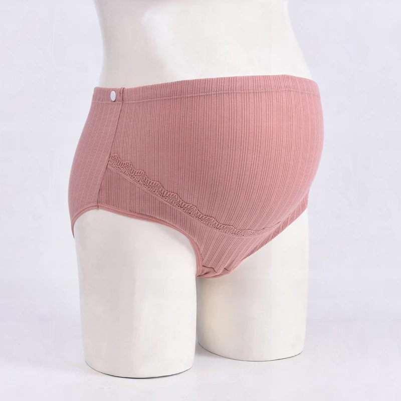 

Cotton High Waist Maternity Adjustable Belly Panties Plus Size Seamless Underwear For Pregnant Women Ladies Pregnancy Briefs