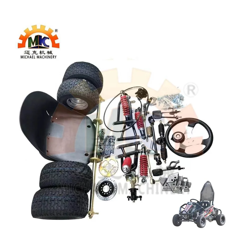 125cc Single Seat Off Road Go Kart Karting Chassis Complete Parts Kits for Sale with Engines