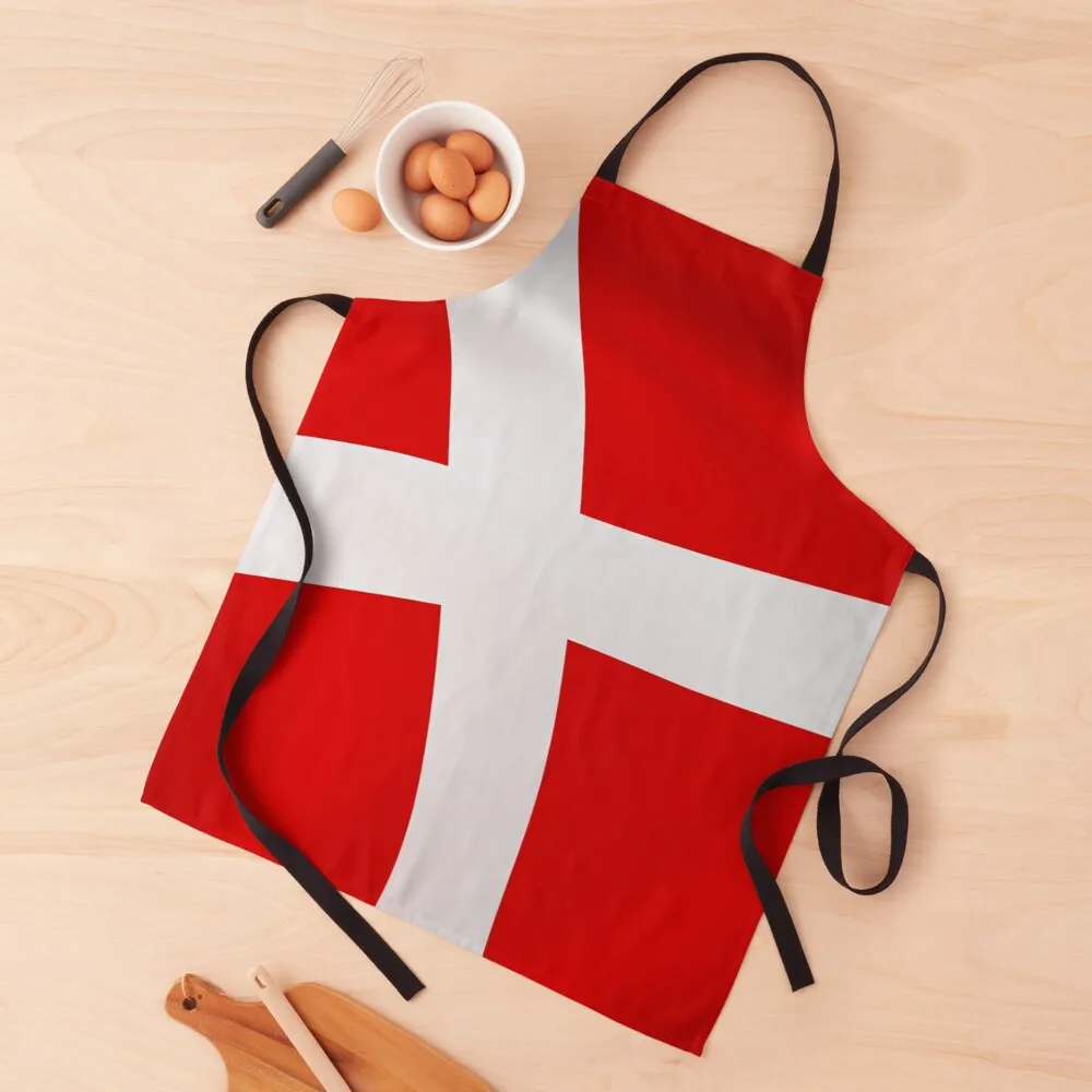 Dannebrog Danish flag Denmark Apron household items home innovative accessories | Aprons