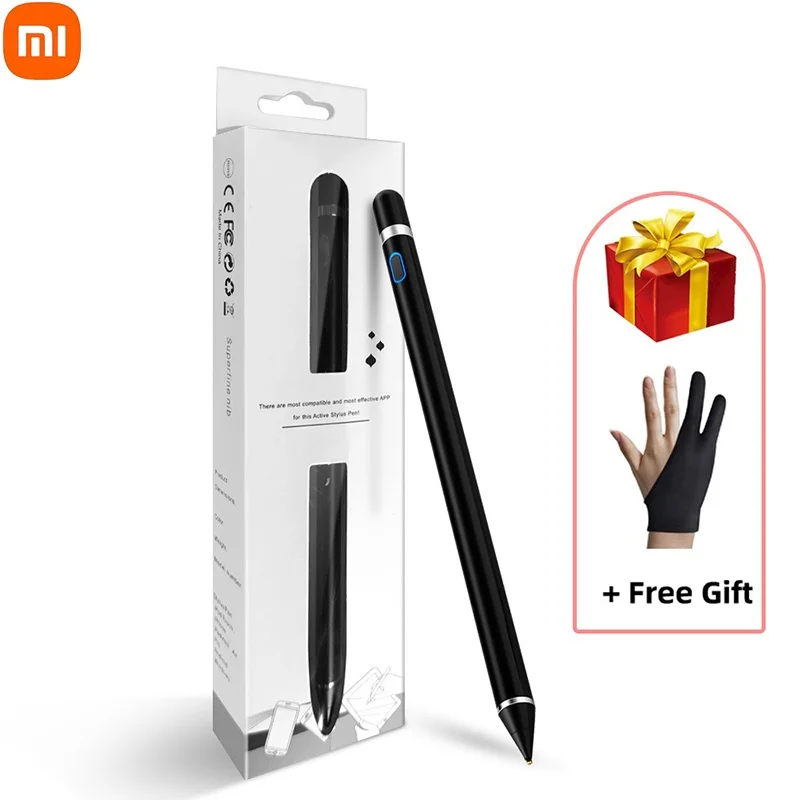 

Ручка-стилус xiaomi Active, Универсальный емкостный карандаш с сенсорным экраном для планшета IOS/Android, мобильных телефонов, для рисования