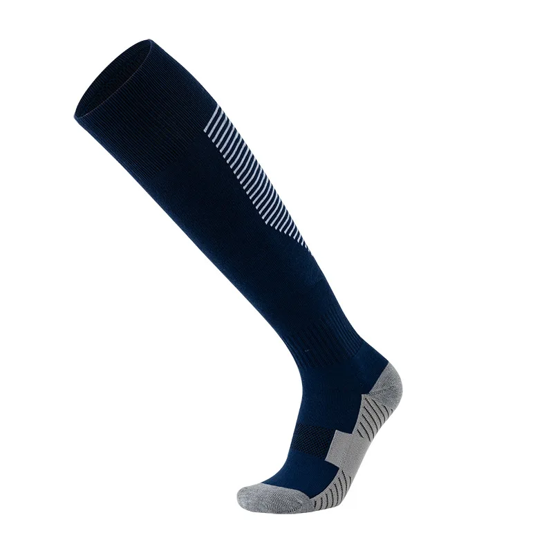 3Pair New Football Socks Non-slip Long Tube Over The Knee Socks Striped Soccer Socks Compression Stockings Outdoor Sports Gym