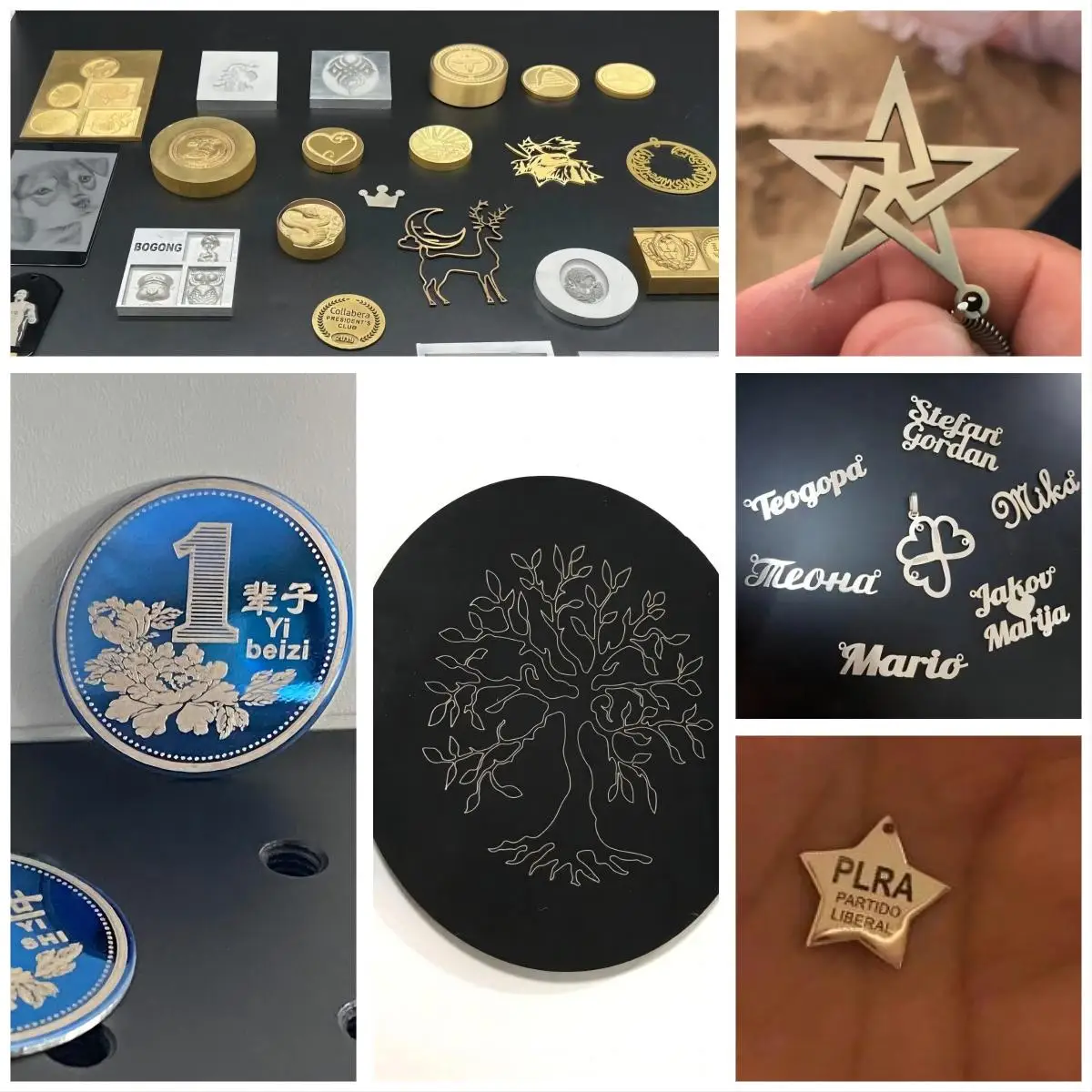 20 Вт 30 Мини Роторный Вращающийся Маркер Лазерные Медали Собака София