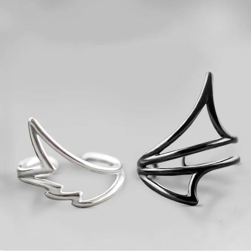 

Lazy Cat Ear Clip for Girl Piercing-free Women S925 Sterling Silver Cat Tail Ear Bone Clip Earrings for Women