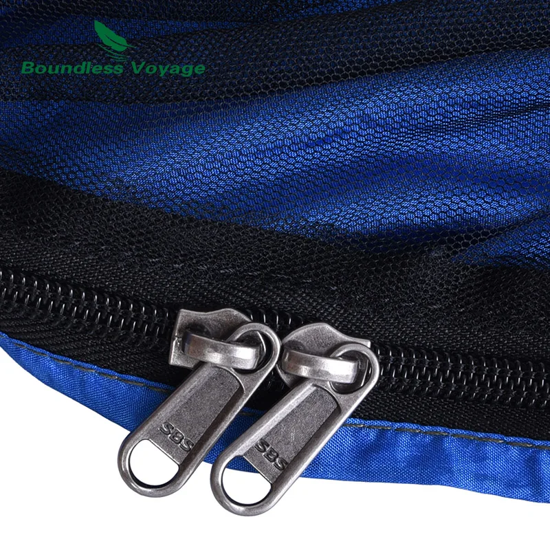 Boundless Voyage Camping Hammock with Tree Straps & Carabiners Outdoor Hanging Bed Swing Backyard Garden Hammock Anti Mosquitoes