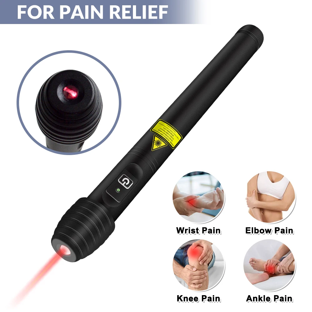 

ZJZK 500mW 808nm Laser Acupuncture Device Cold Laser Therapy Pain Relief Sport Injury Arthritis Wound Healing Suitable Pet Human