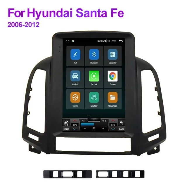 

Мультимедийный проигрыватель с GPS-навигацией для Hyundai Santa Fe 2 2006-2012 2 + 32 ГБ