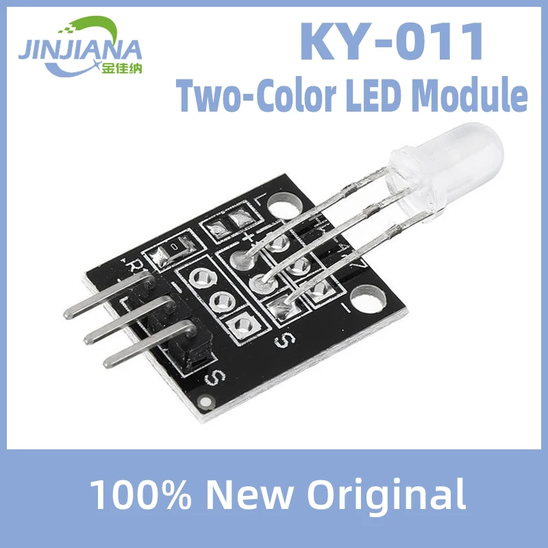 

5PCS KY-011 for Ard Diy Starter Kit 2-color KY011 5mm Two Color Red and Green LED Common Cathode Module