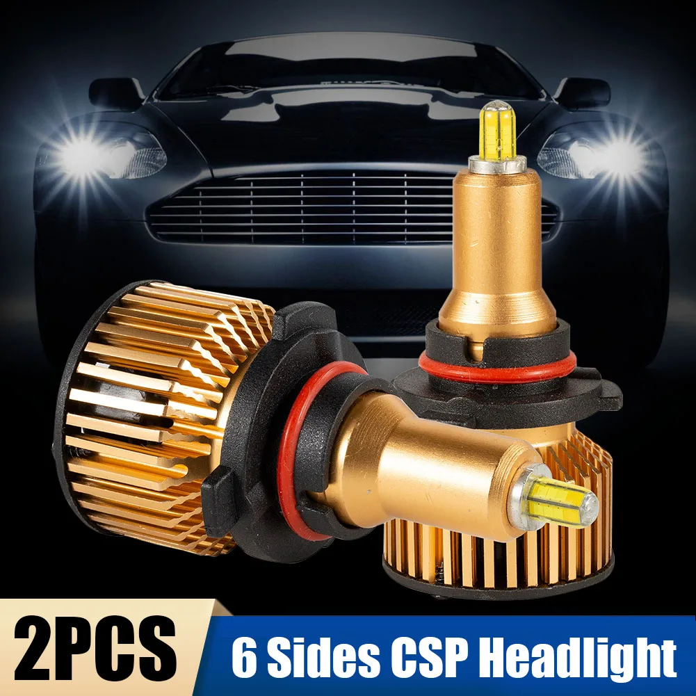 

Car LED Headlamps H1 H7 H11 9005 9006 Bulb 6-sided 360-Degree Headlight 6000K White IP68 Waterproof Car Headlight Accessories