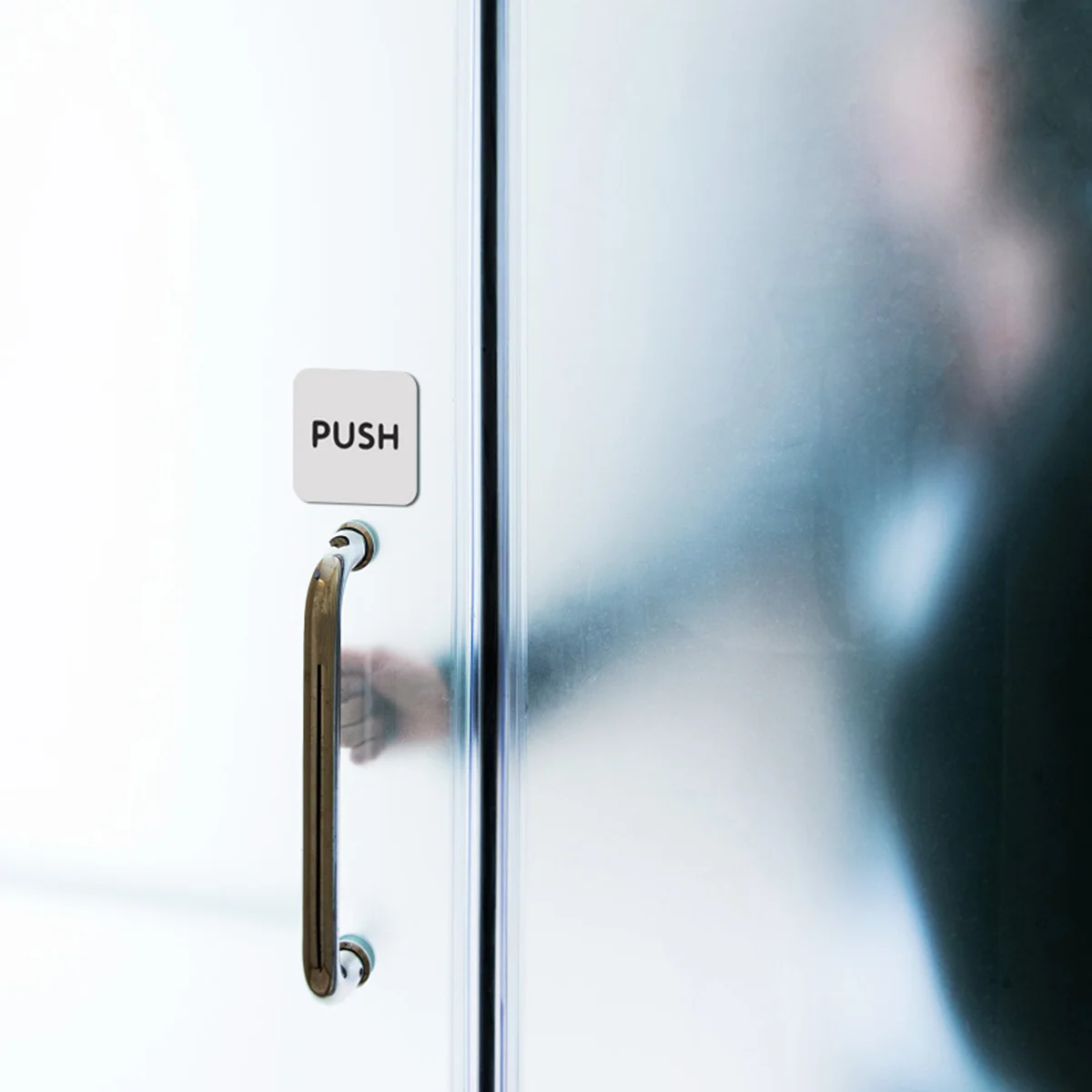 

Push Sign Door Pullfor Sticker Doors Signs Office Plaqueentrance Exit Stickers Toilet Indicator Decals Vertical Business