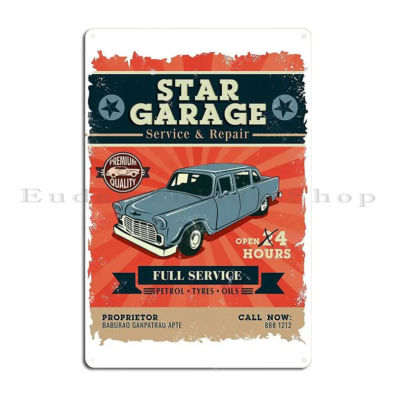 Hera Pheri Star Garage Flyer Anikin87 металлический знак проектирование стен Декор Фреска