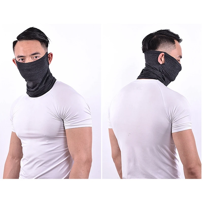 

Cycling Ice Silk Mask Sun Protection Cool Breathable Headband Suitable For Cycling Fishing Men And Women