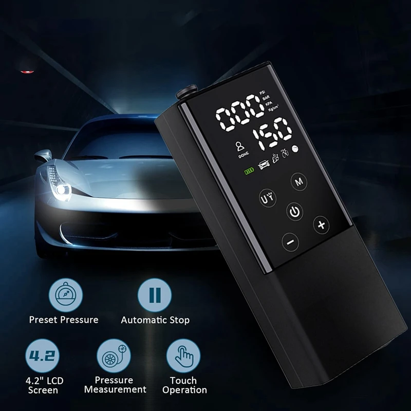 Насос для шин Портативный внешний аккумулятор портативный воздушный насос 4000