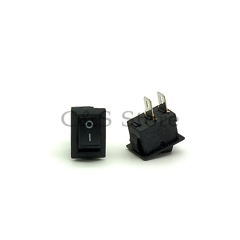 

10 шт. KCD11 10x15 мм мини-кнопочный переключатель 2P/3P SPST 3A 250 В переменного тока ON-OFF/ON-OFF-ON защелкивающийся кулисный переключатель для лодки черный, красный, белый
