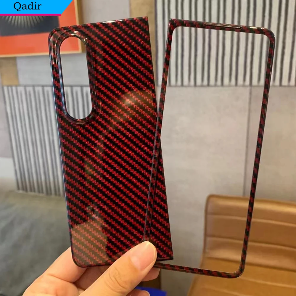 Price قادير عالية الجودة من ألياف الكربون قضية الهاتف لمجرة Z أضعاف 4 رقيقة جدا دائم الأراميد الألياف الحالات الهاتف ل Z أضعاف 4