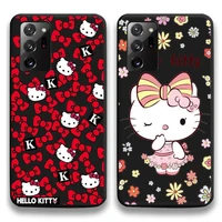 cute hello kitty phone case for samsung galaxy note20 ultra 7 8 9 10 plus lite m51 m21 m31s j8 2018 prime