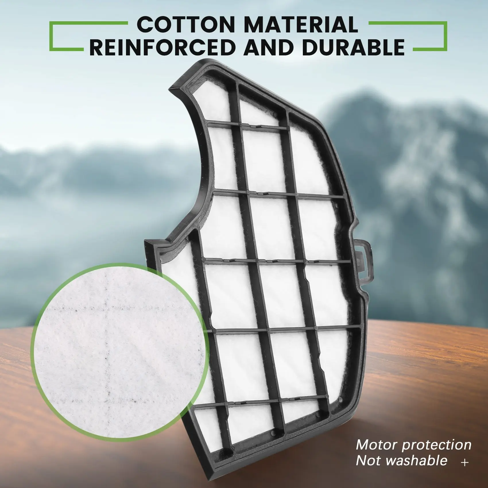 6 шт. для Vorwerk Kobold сменные фильтры защита двигателя VK150 VK140 аксессуары