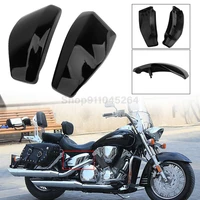 motorcycle black left right side abs plastic battery cover fairing for honda vtx 1300 rretro sspoke ccustom ttourer 03 09
