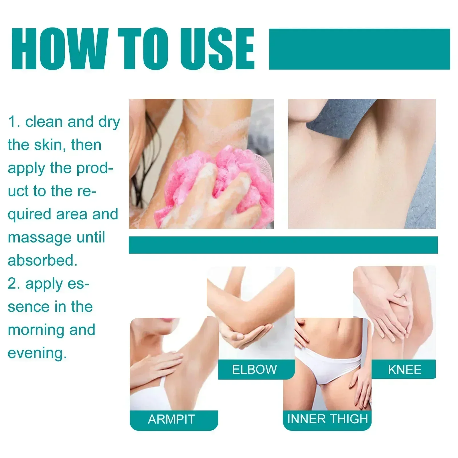 ГОРЯЧАЯ ПРОДАЖА отбеливающая сыворотка для черных коленей локтей и подмышек