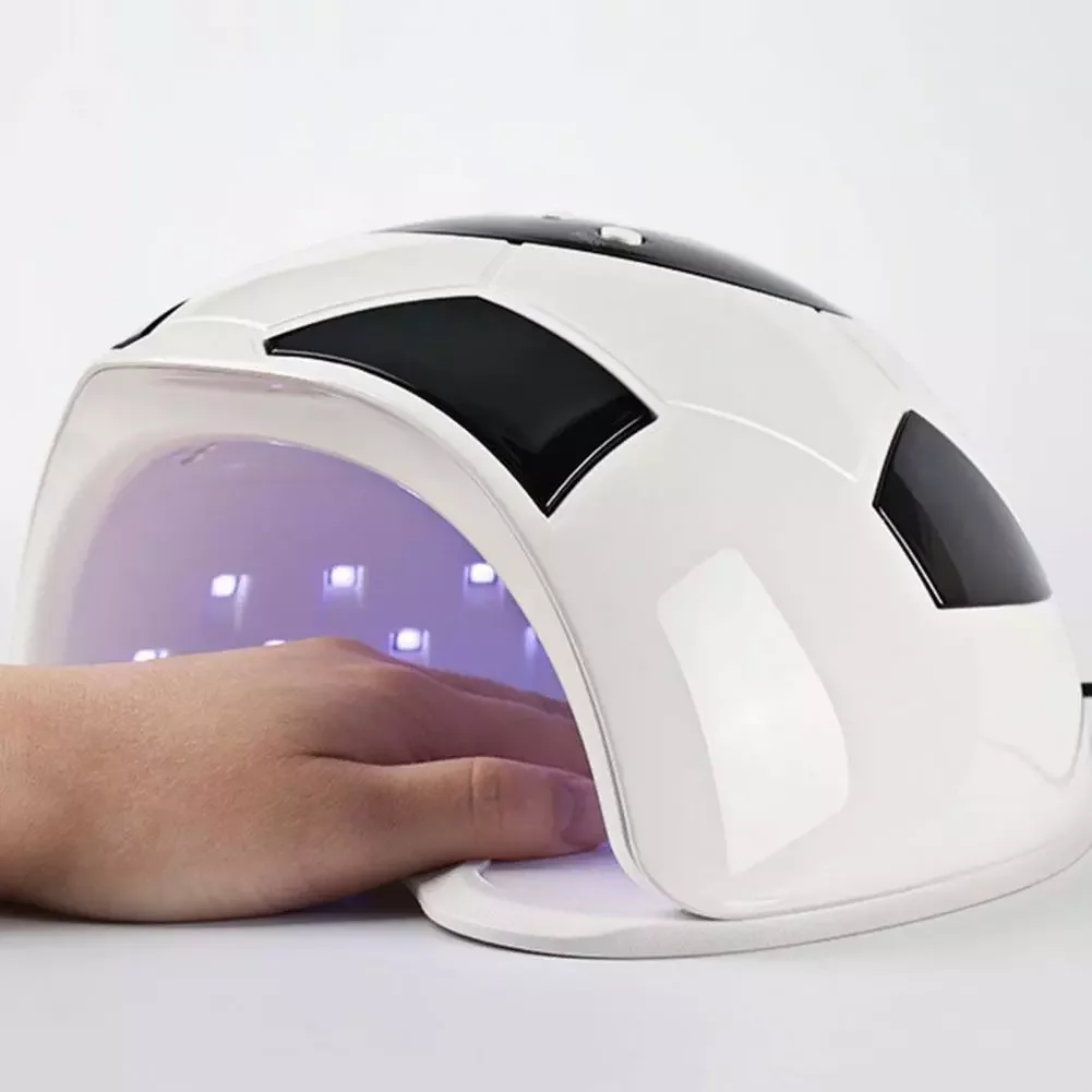 

NEW2023 F3 Nail Dryer Football Shape 86W 36 Lighting Beads LED Double Light Manicure Drying Lamp for Beauty