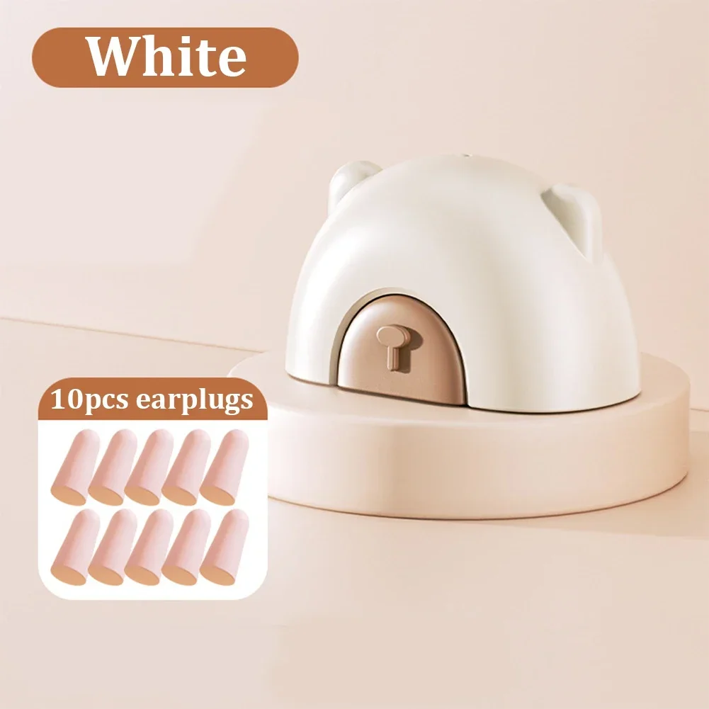 1 комплект, удобные беруши, 10 шт., противошумные беруши, шумоподавление сна, защита для ушей для сна, мягкие пенопластовые беруши с коробкой