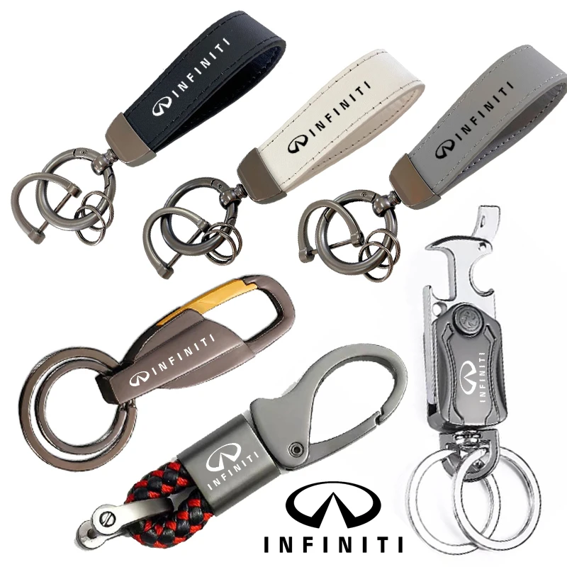 Плетеный вручную брелок для ключей из сплава для Infiniti FX35 Q50 Q30 ESQ QX50 QX60 QX70 EX JX35 G35 G37