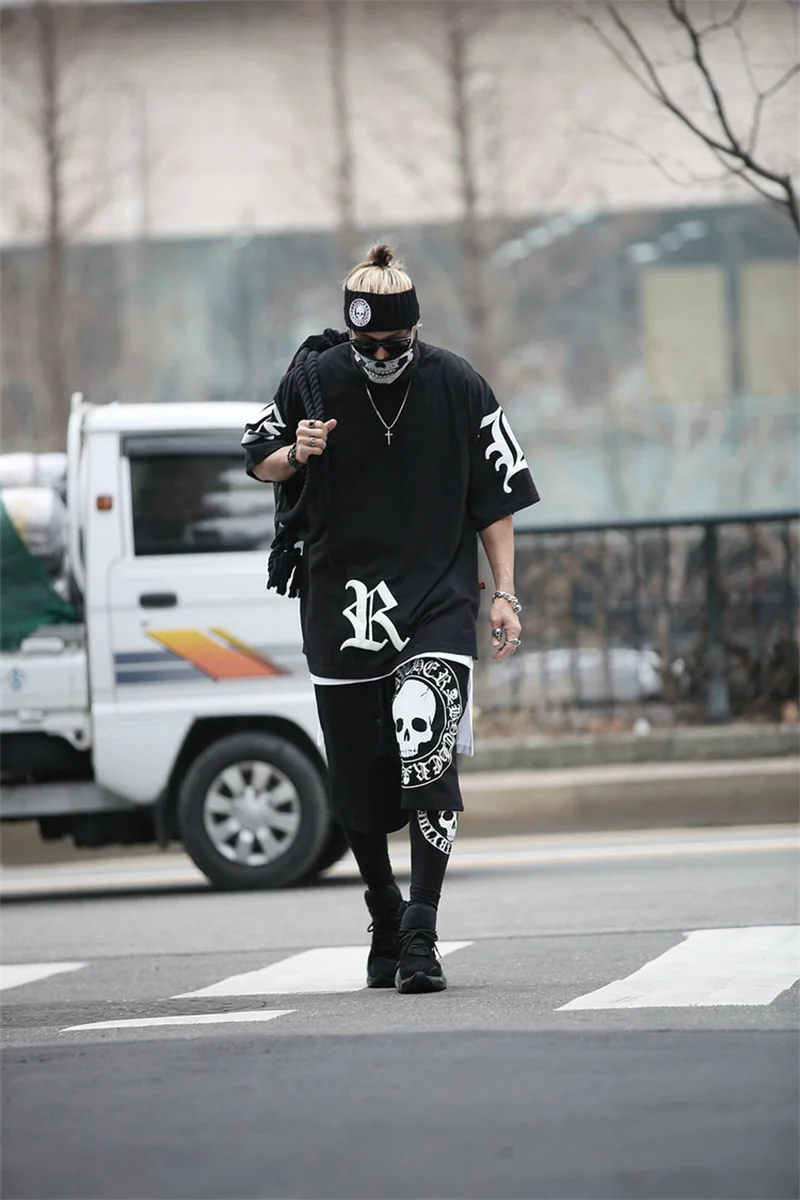 Футболка мужская хлопковая с коротким рукавом повседневная тенниска для фитнеса