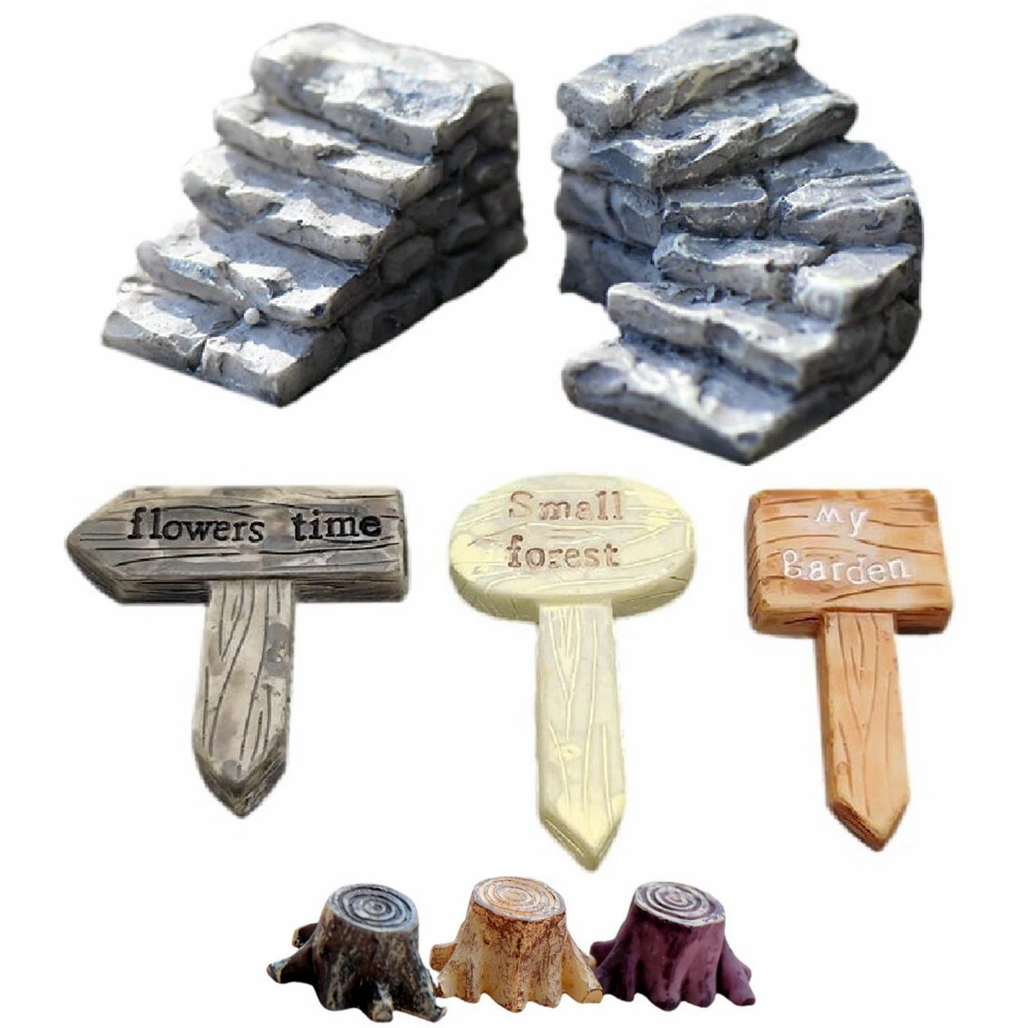 

Миниатюрные украшения для сада 8 шт.