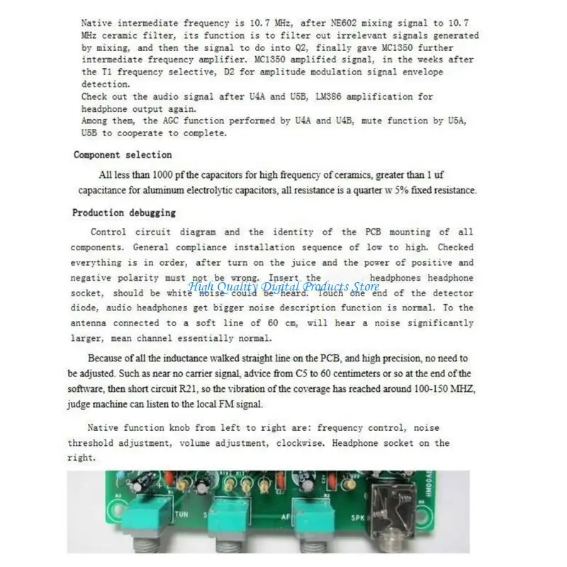 Фото Радиоприемник U2JE DIY 118, 136 МГц, высокая чувствительность с полосовым фильтром №4
