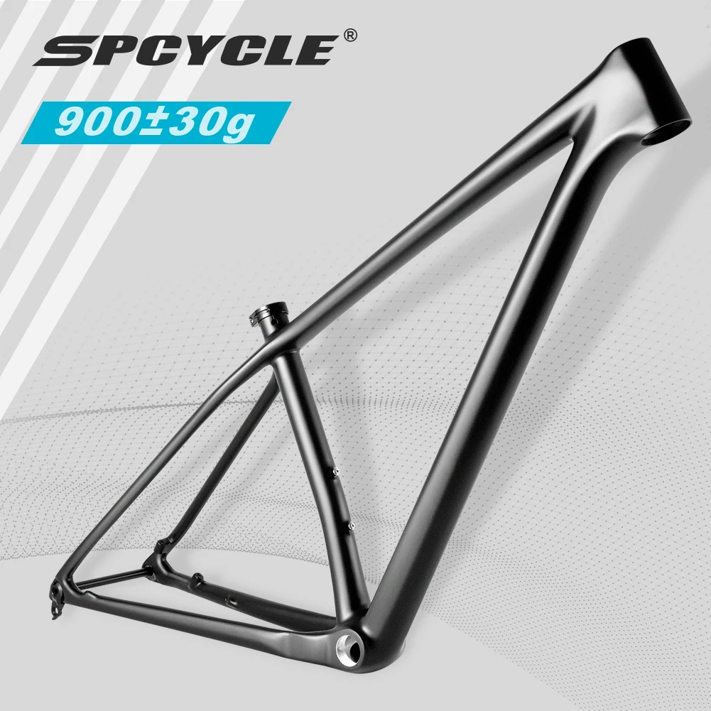 Spcycle 29er MTB Carbon Frame BSA 12x148mm Boost XC Hardtail Mountain Bike Frame Super Light T1000 Carbon Frame MTB 29