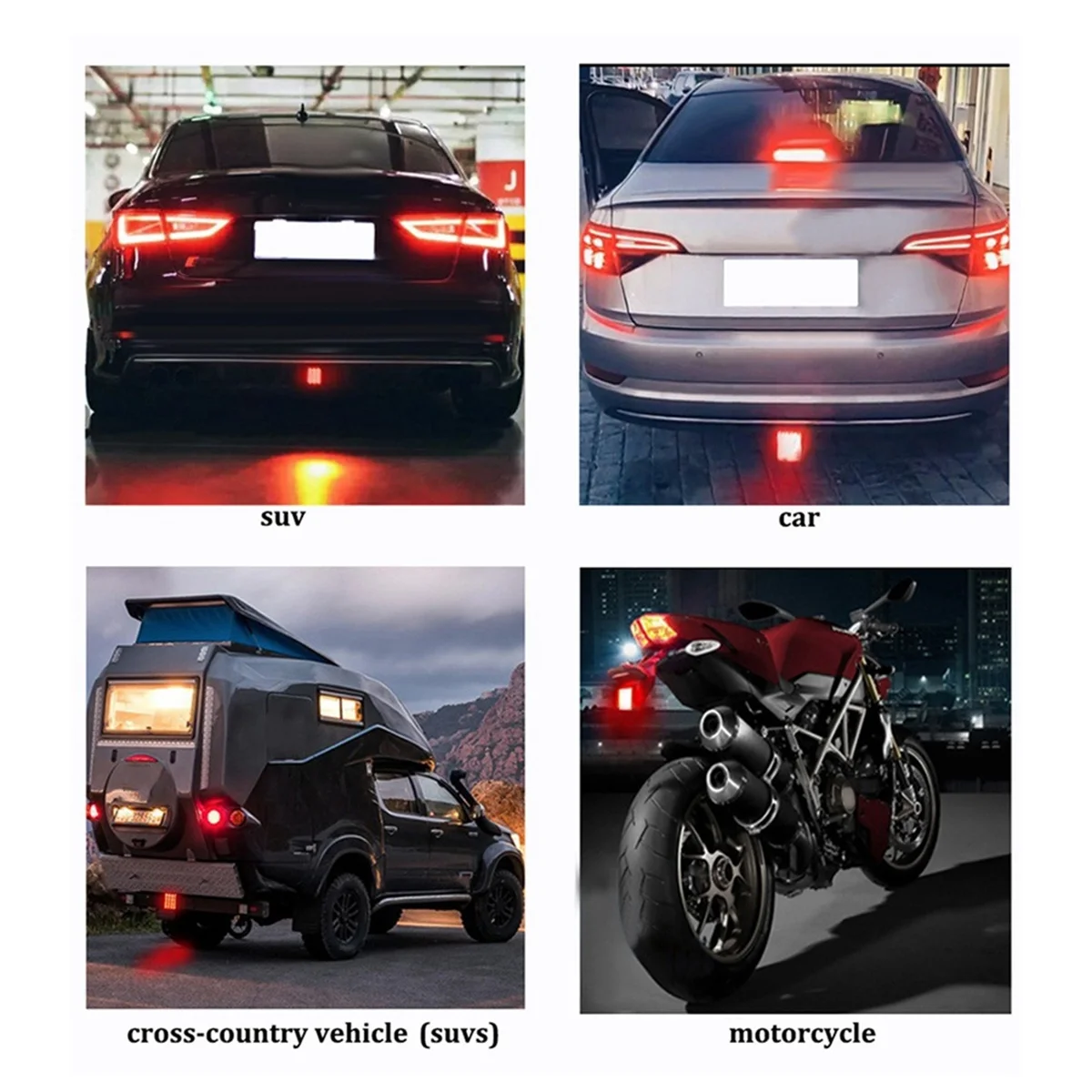 Автомобильный тормоз светодиодный 15LED F1 стильный универсальный задний спойлер