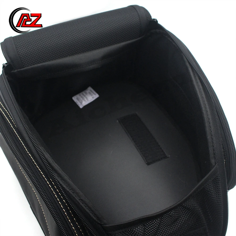 ACZ Waterproof PU Leather Motorcycle Retro Rear Moto Seat Tail Pack Helmet Shoulder Bag Motorbike enlarge