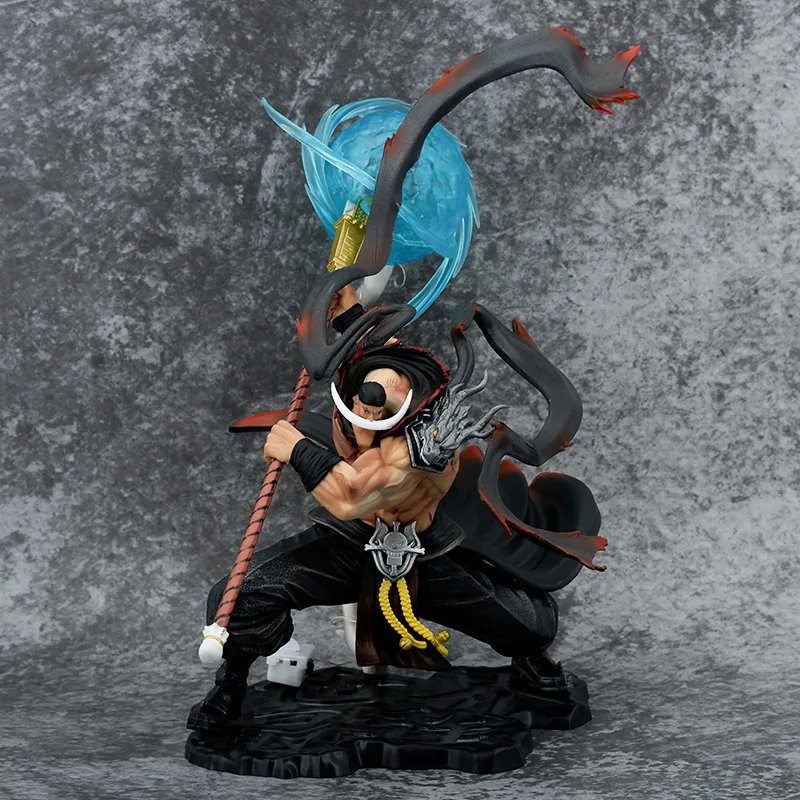 

Anime One Piece Figure Edward Newgate Popmax Four Emperors Battle Tiens Strongest On Earth Luminous Large GK Model Ornaments