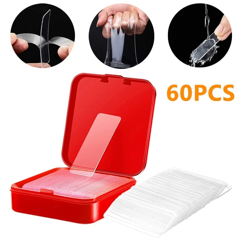 

Reusable Magic Double Sided Stickers Tape Nano PVC Tape Washable Waterproof Wall Sticker Traceless Adhesive Transparent Tape