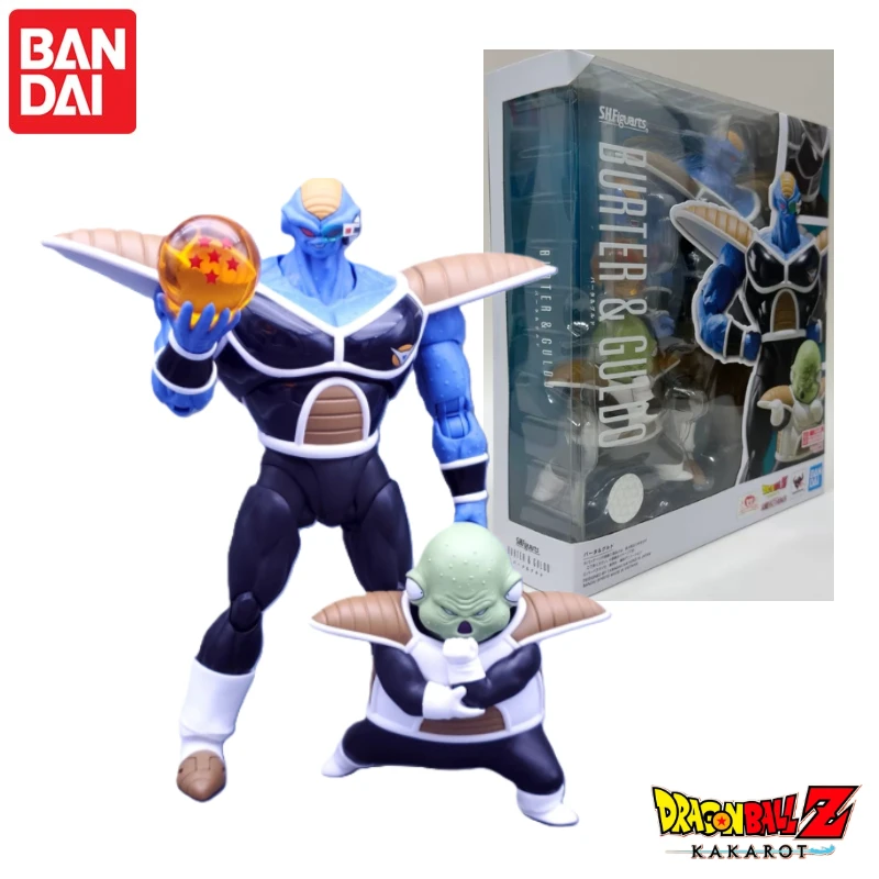 Фото В наличии! Оригинальные фигурки S.H.Figuarts Tamashii Dragon Ball Z Ginyu Force Butter Gildo Namek, аниме-фигурки, модели, игрушки, подарки №1