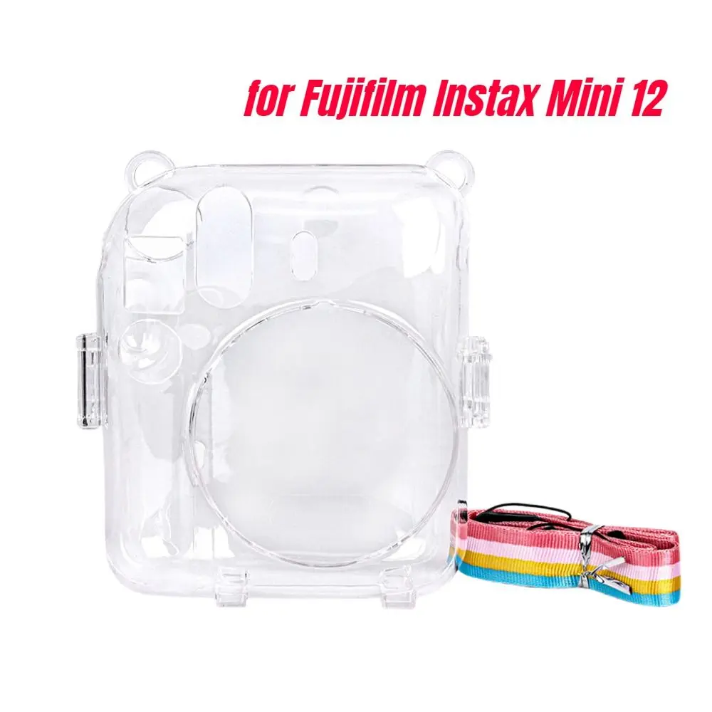 

Photography Crystal Transparent Protective Cover Storage Bag Case with Strap Shoulder Bag For Fujifilm Instax Mini 12