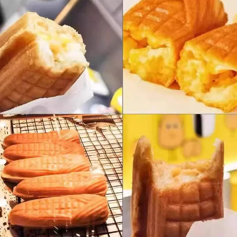 6 шт. вафельная машина в форме кукурузы с антипригарным покрытием